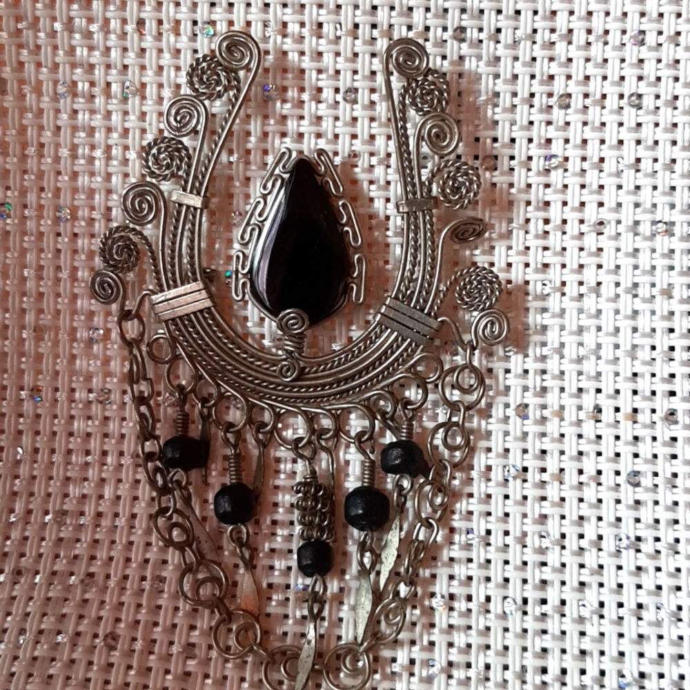 Artisan Filigree Brooch